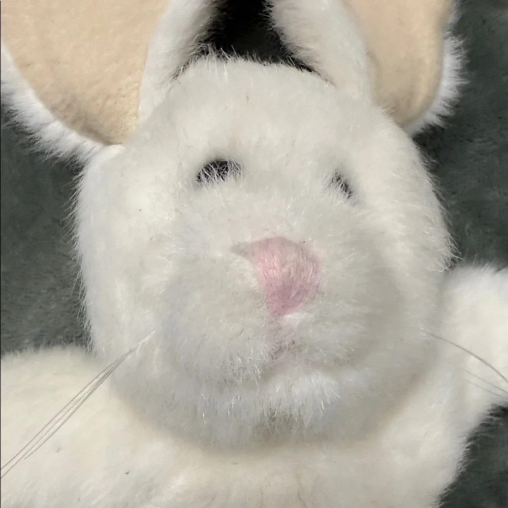 Plush White Bunny Toy